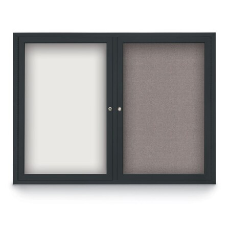 United Visual Products Corkboard, Pumice/Gold, 72" X36" UV406-GOLD-PUMICE
